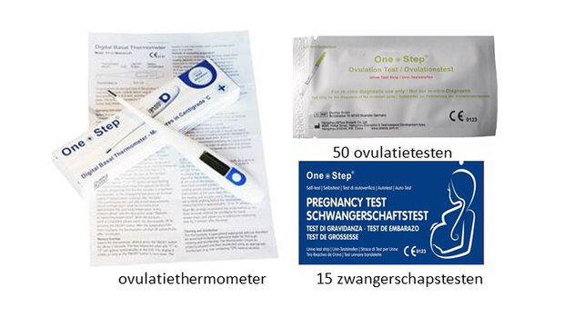 ovulatietesten en zwangerschapstesten pakket