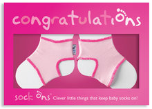 Image of Sock Ons Congratulations Girl 240c371e4e128e171c7e2ccedd19193d20b2c054