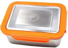 ECOtanka RVS lunchbox Oranje