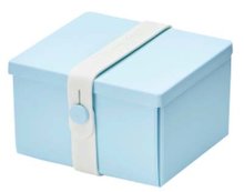 Uhmm Box vierkant Light Blue - White